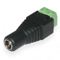 Napájecí konektor 5,5/2,1 M s svorkami pro kabel